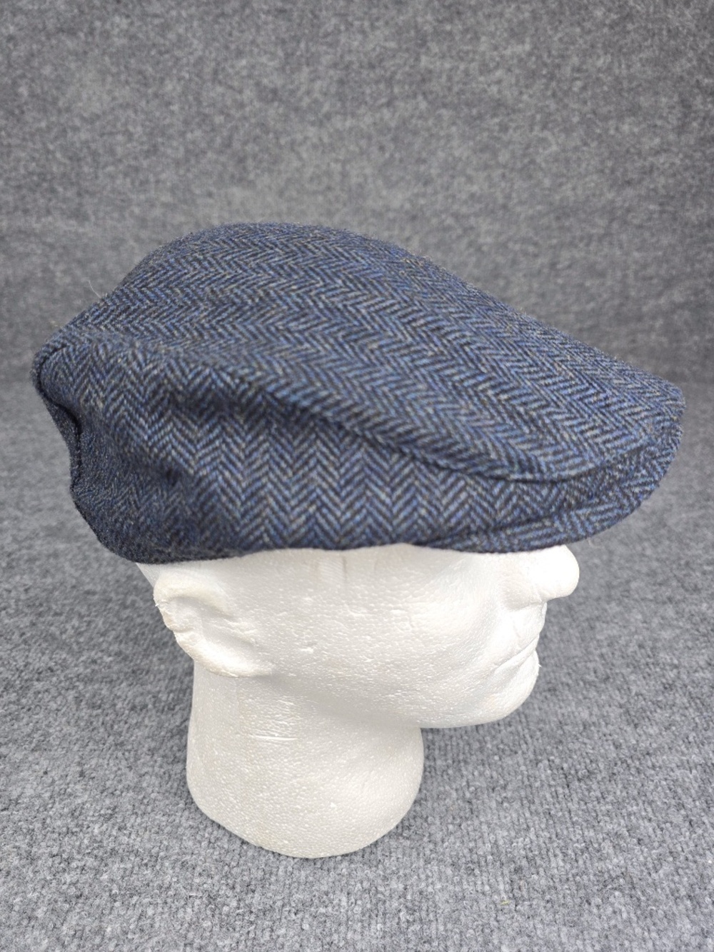 Boston Scally Co THE GOAT Collectors Edition Cap Patriot Blue Herringbone M/L